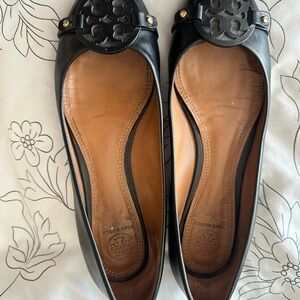 Tory Burch Mini Miller Black Ballet Flats
